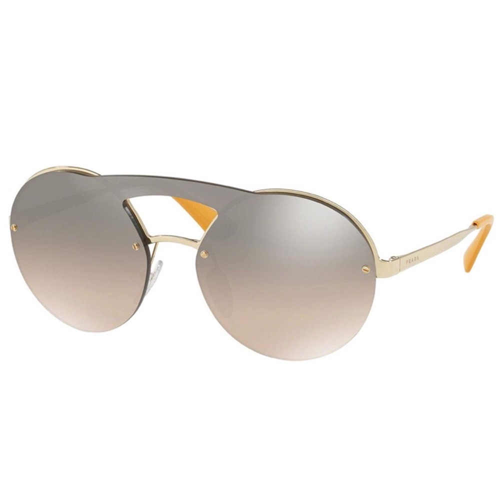 Prada Sunglasses Pale Gold with Brown Gradient